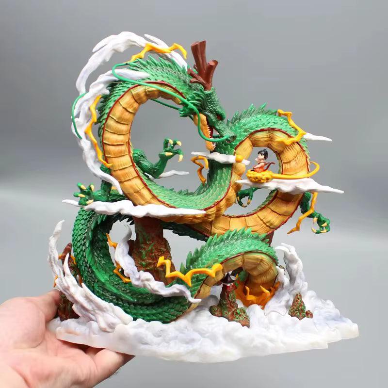 Dragon Ball Z Shenron & Goku PVC Figure - 22cm Collectible Statue | Perfect Gift for Fans & Collectors! - Bodo Now