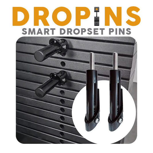 Dropins | Gym Smart Drop Set Pins | 2Pcs/Set 9.5Mm Weight Stack Pin for Fitness Strength Training Weight Machine Pin Lock Portable Weight-Decreasing Pin - Bodo Now