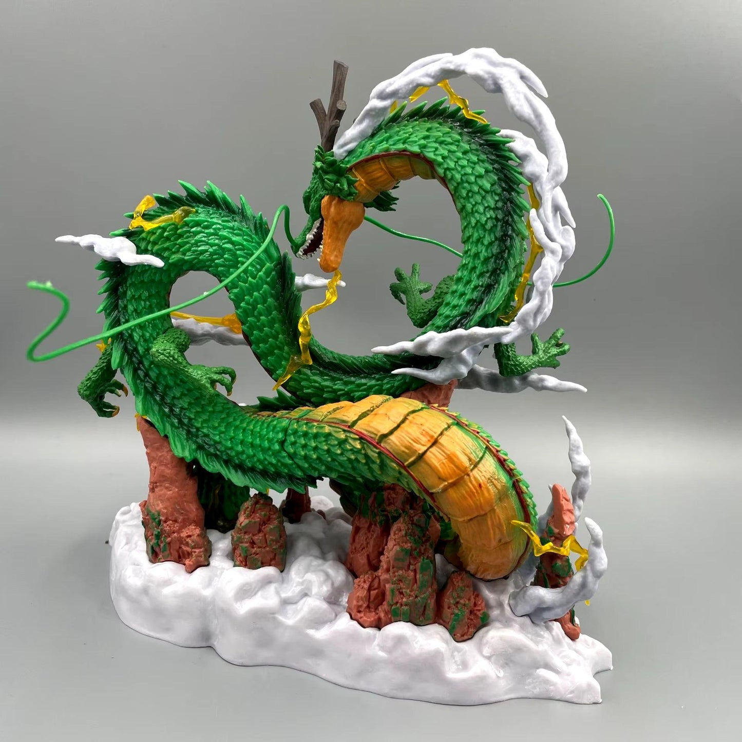 24Cm Dragon Ball Anime Figure Shenron Figure Goku and Shenron Figurine Model Pvc Statue Doll Collection Room Toy Gifts - Bodo Now