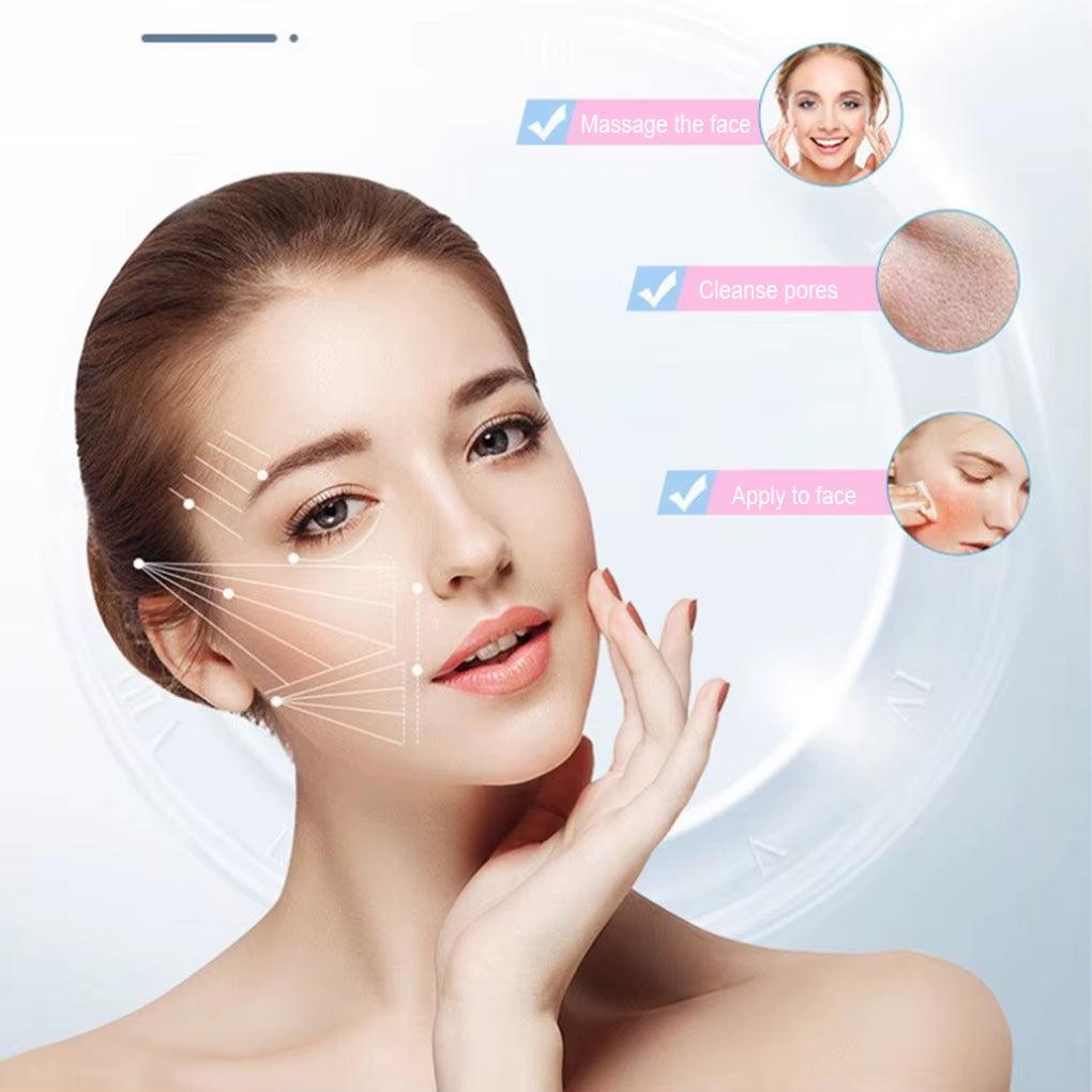 Silicone Ice Facial Roller & Globe – Skin Lifting, Contouring & Massaging Beauty Tool for a Radiant Glow! - Bodo Now