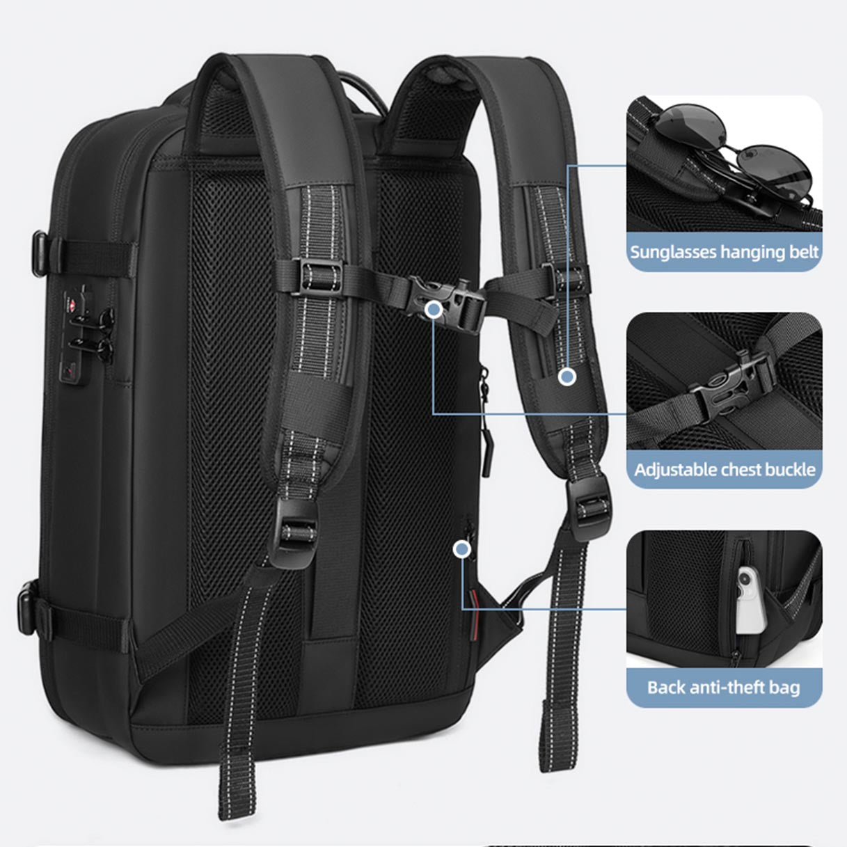 PATH™PORT | Smart Vacuum Compression Backpack | Extra Stock - Bodo Now