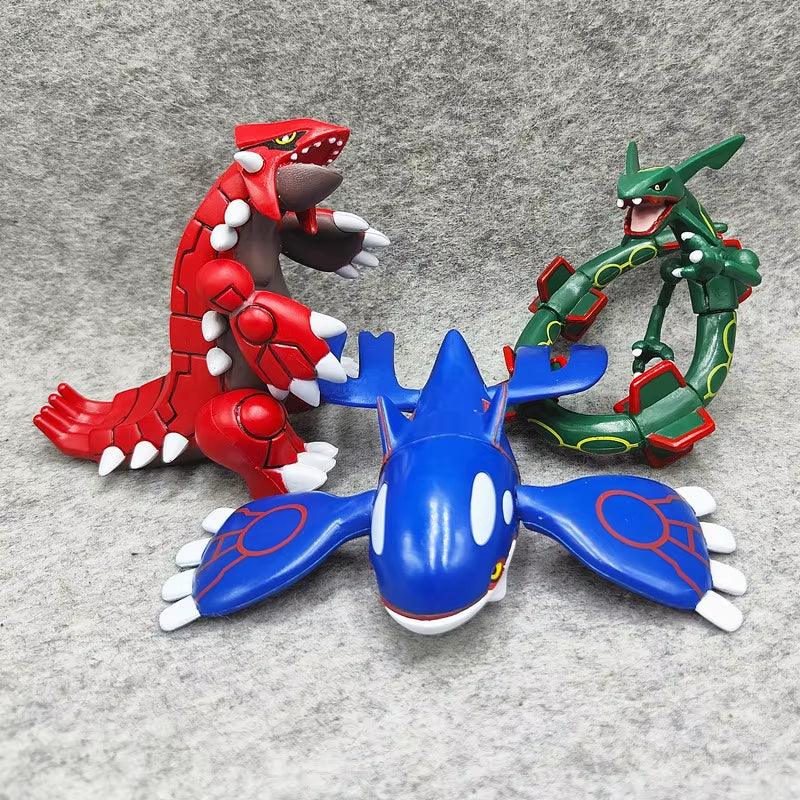 Legendary Pokemon Rayquaza, Kyogre & Groudon Movable Action Figures - Perfect Gift for Kids - Bodo Now