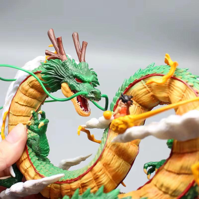 Dragon Ball Z Shenron & Goku PVC Figure - 22cm Collectible Statue | Perfect Gift for Fans & Collectors! - Bodo Now