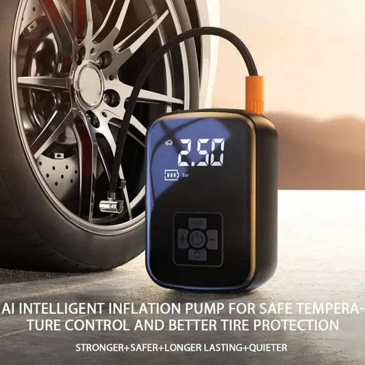 Portable Wireless Air Compressor – Inflate Tires, Bikes, Balls & More in Minutes! - Bodo Now