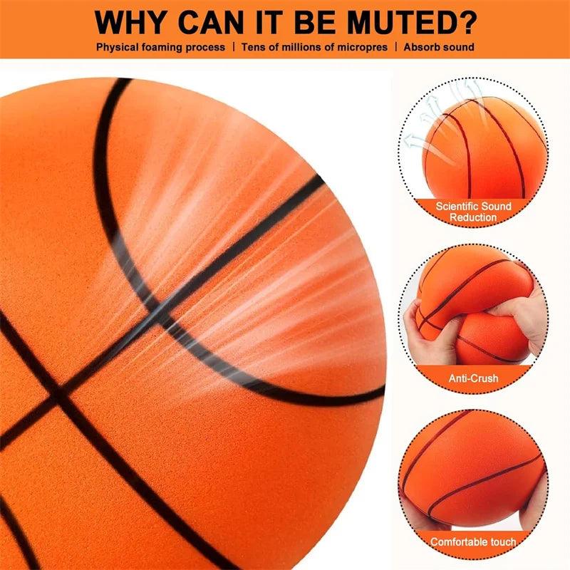 Silent Dribble Basketball – Noise-Free Fun in Sizes 3/5/7! 🏀 Extra Stock - Bodo Now