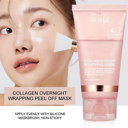 Hydrating Collagen Overnight Peel-Off Mask – Korean Night Care for Deep Moisturization (75ml)