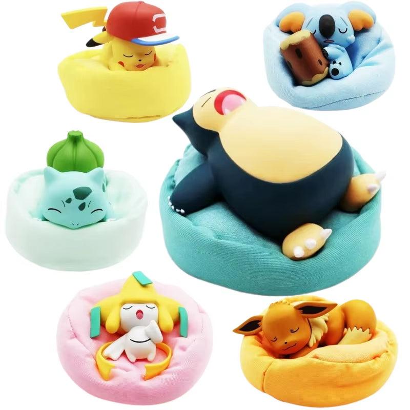 Sleeping Pokemon Figures – Pikachu, Bulbasaur & Komala Collectible Toys for Kids & Fans - Bodo Now