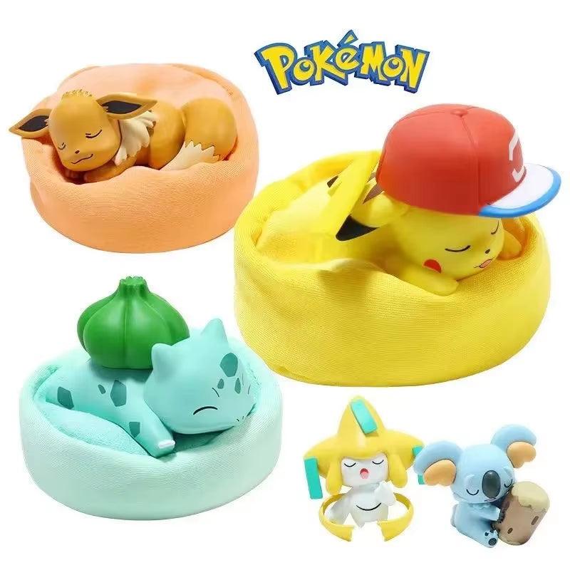 Sleeping Pokemon Figures – Pikachu, Bulbasaur & Komala Collectible Toys for Kids & Fans - Bodo Now