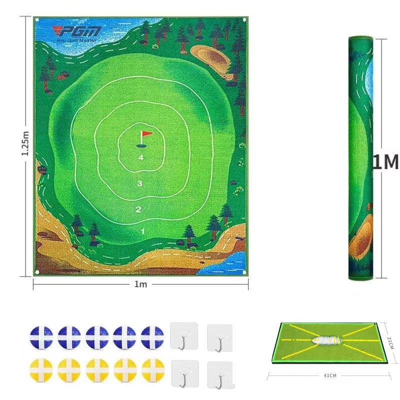 Mini Indoor Golf & Dartboard Combo – Perfect for Training & Practice | Portable Golf Hitting Mat - Bodo Now