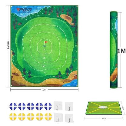 Mini Indoor Golf & Dartboard Combo – Perfect for Training & Practice | Portable Golf Hitting Mat - Bodo Now