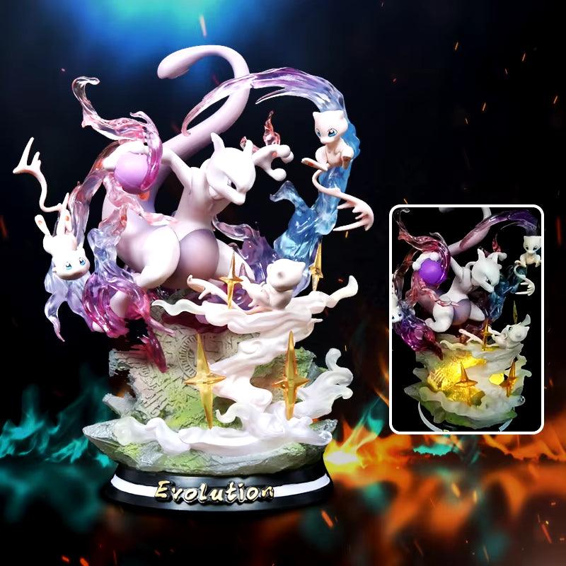 Glow-in-the-Dark Pokémon Evolution Figures - Charizard, Eevee, Mewtwo & More! Premium PVC Statues for Collectors! - Bodo Now