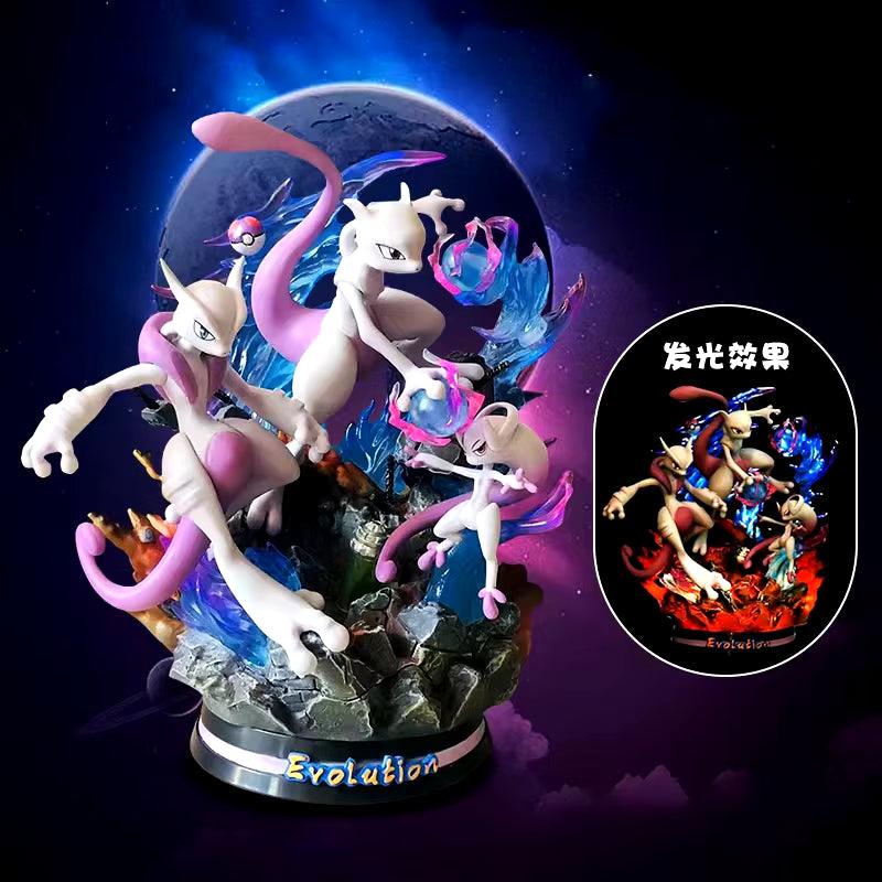 Glow-in-the-Dark Pokémon Evolution Figures - Charizard, Eevee, Mewtwo & More! Premium PVC Statues for Collectors! - Bodo Now