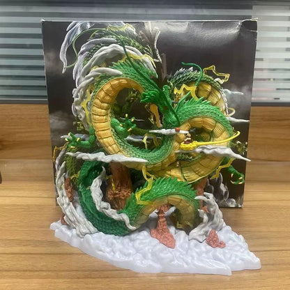 Dragon Ball Z Shenron & Goku PVC Figure - 22cm Collectible Statue | Perfect Gift for Fans & Collectors! - Bodo Now