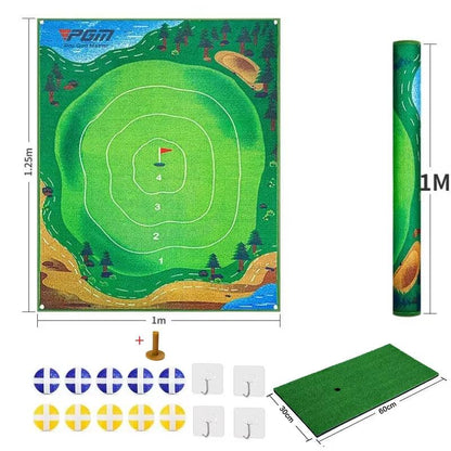 Mini Indoor Golf & Dartboard Combo – Perfect for Training & Practice | Portable Golf Hitting Mat - Bodo Now